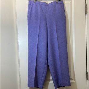 Alfred Dunner Lavender Trousers